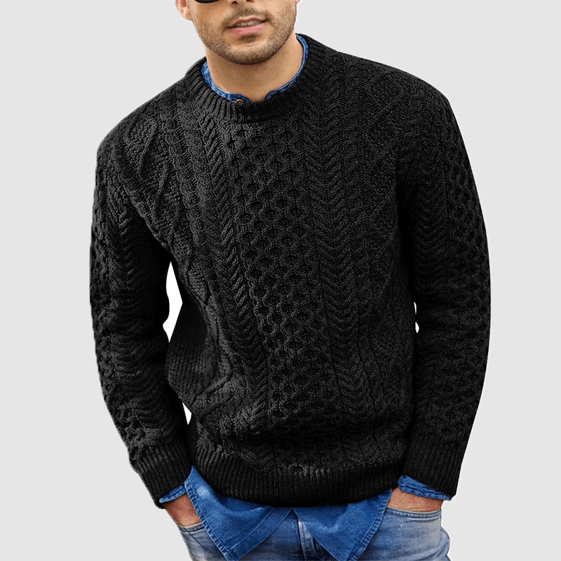 Soft warm knitted stylish jumper for men-DESTINY
