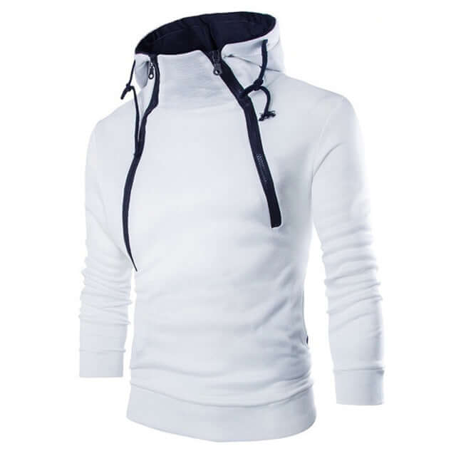High neck hoodies for men-DESTINY